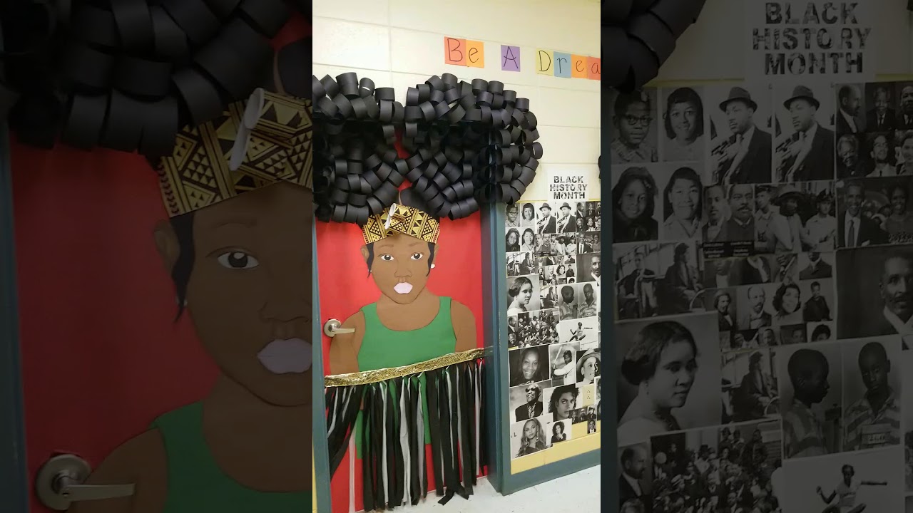 Black History Door Decorations Youtube