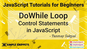 14 - DoWhile Loop in Javascript | Looping Control Statement in JavaScript Programming | JS Tutorials