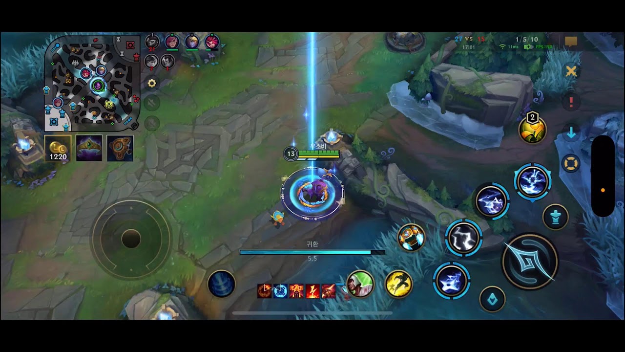 💕와일드 리프트 게임 방송💕 랭겜!✌️         // 화이팅🔥🔥😏😏