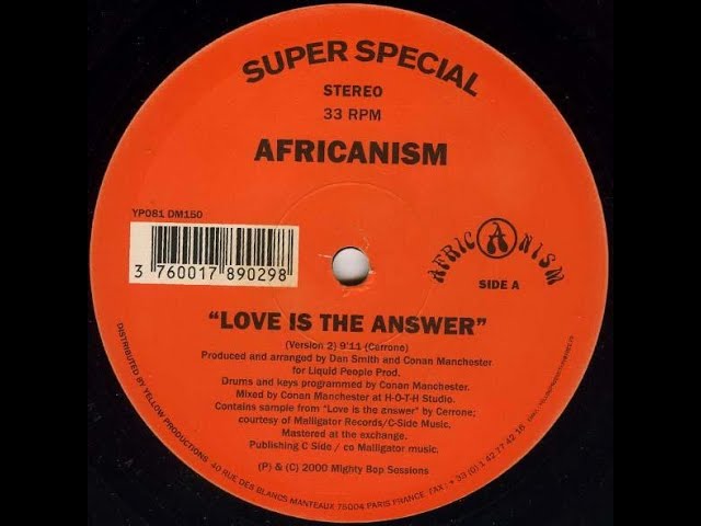 Africanism - Love Is The Answer