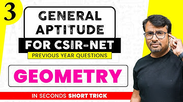 Geometry | CSIR NET Part-A | Life Science/Chemistry /Physics/Maths/CSIR NET 2017-18