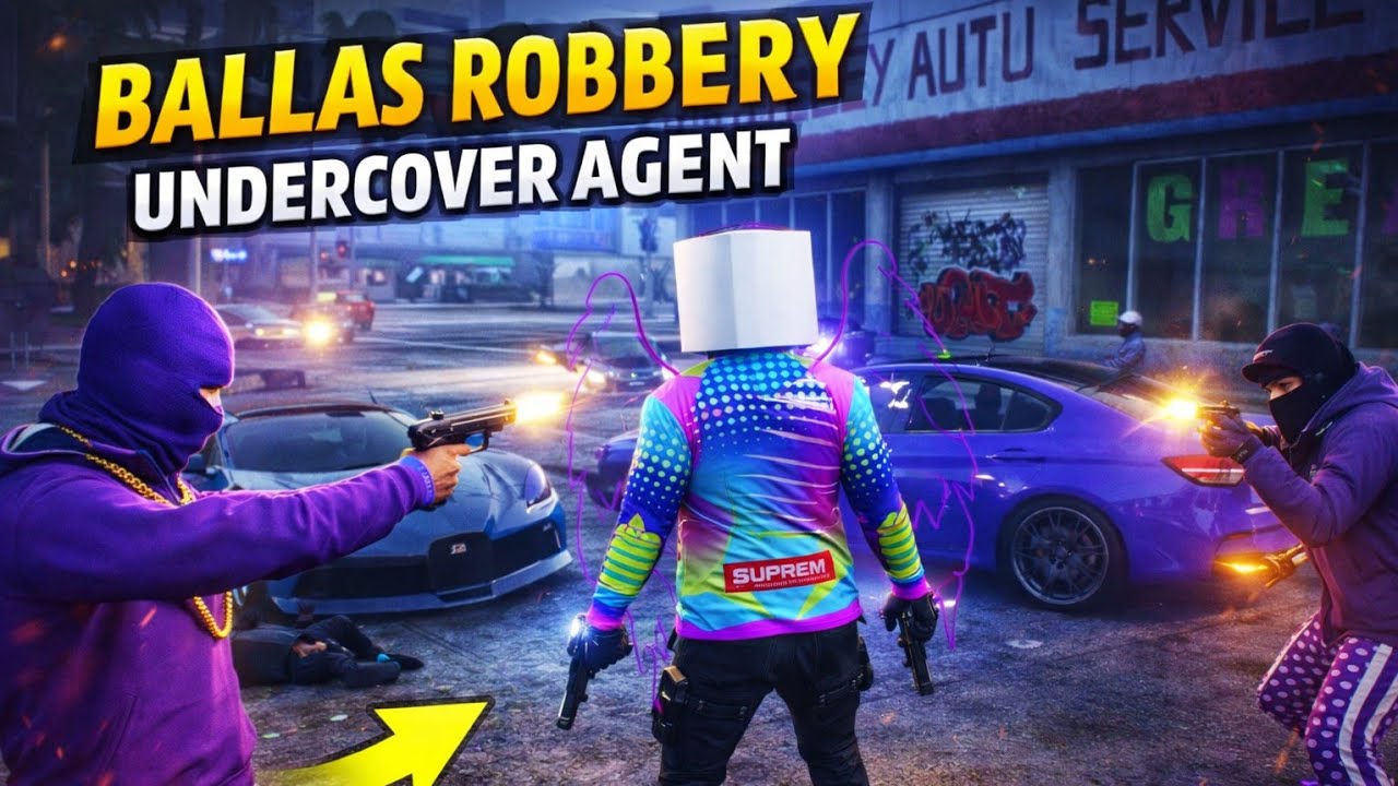 Taking Ballas evidence as an undercover agent | Grand RP