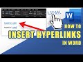 How to Insert Hyperlinks in Word (with Custom Text)