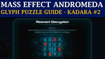 Mass Effect Andromeda Guide: Planet Kadara - Glyph Puzzle #2 (Secret Vault Puzzle)