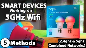 How to Connect SMART Devices to 5GHz Network! 🤖 - Combined 2.4GHz + 5GHz Wifi - Smart Plugs or bulbs