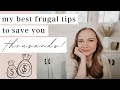EASY FRUGAL TIPS TO SAVE MONEY FAST | Frugal Habits That Actually Work