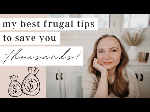 EASY FRUGAL TIPS TO SAVE MONEY FAST | Frugal Habits That Actually Work