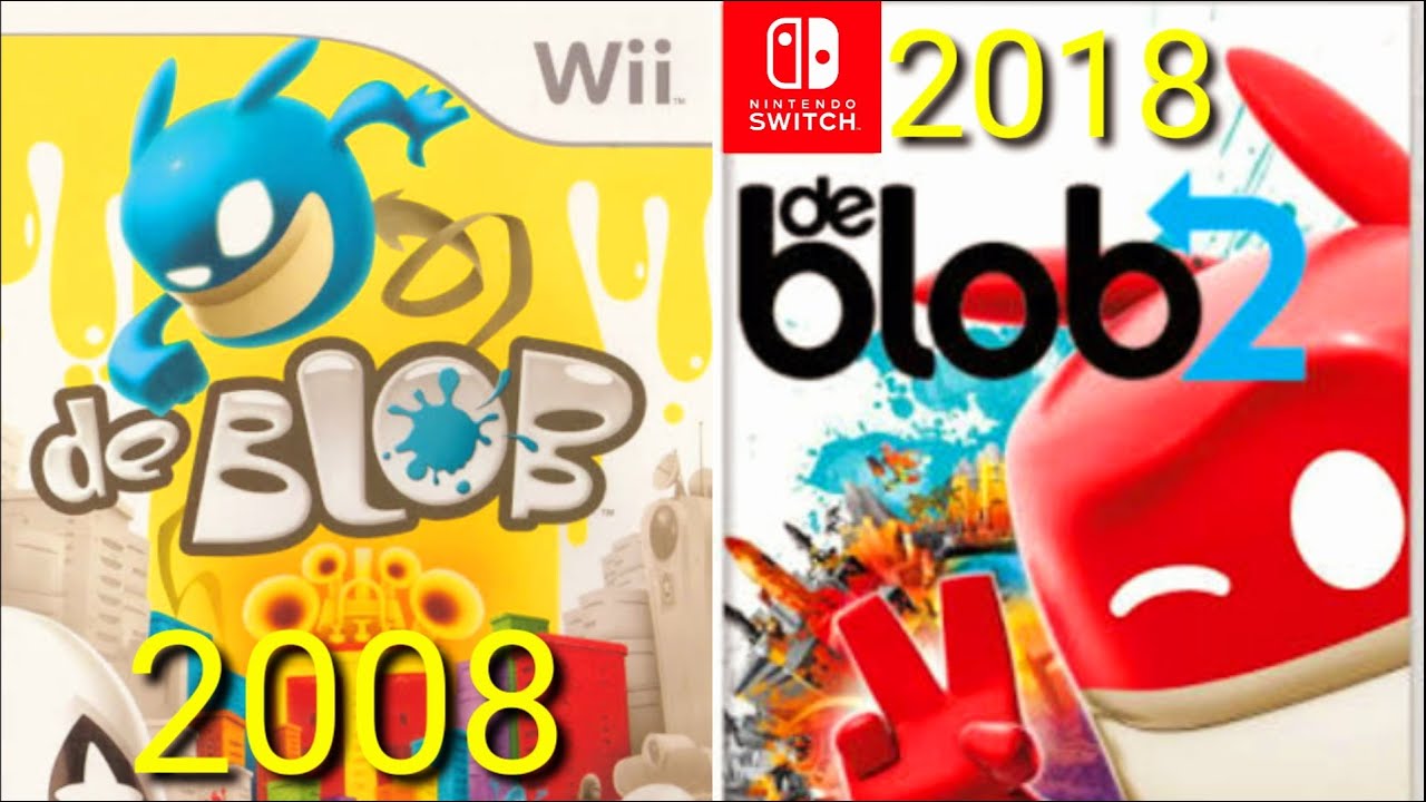 Evolution of De Blob Games 2008~2018 - YouTube
