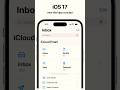 iOS 17 Mail App Concept #ios17features #apple #iosbug #appleios #iphone #applesupport