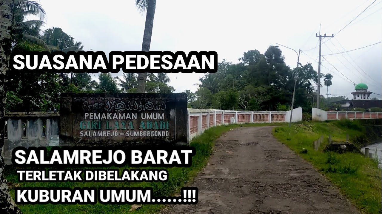 SUASANA PEDESAAN SALAMREJO BARAT TERLETAK DIBELAKANG KUBURAN UMUM..!!
