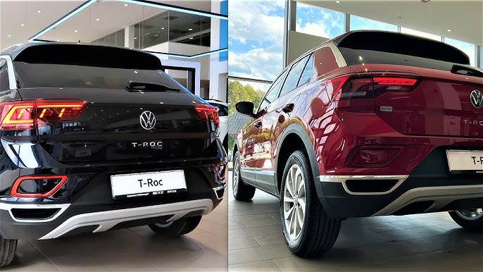 Volkswagen NEW T-roc R-line 2023 in 4K 19 inch Misano Black Walk