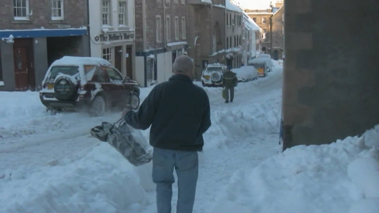 Snow in Jedburgh