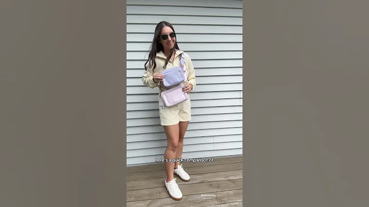 comparison of the everywhere crossbody bag 2L & 3L 💕 ​⁠@lululemon  #lululemon #lululemoncreator