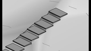 Celebrity Revit Tips (Day 183) - Quickly adjust your topography to suit your stairs Profile