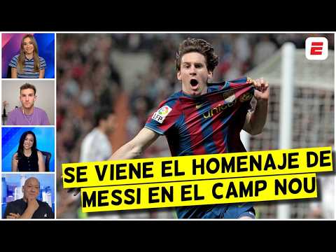 MESSI y el BARCELONA se volverán a ENCONTRAR en HOMENAJE cuando el CAMP NOU esté listo | Exclusivos