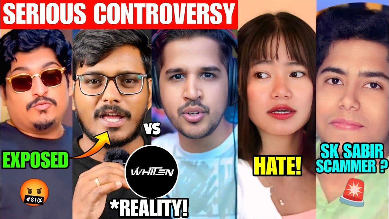 BIG CONTROVERSY 🤬 Gyan Gaming Exposed Whiten69 & Gw Manish 🥶| Sooneeta Angry 😡| Sk Sabir Scammer? 