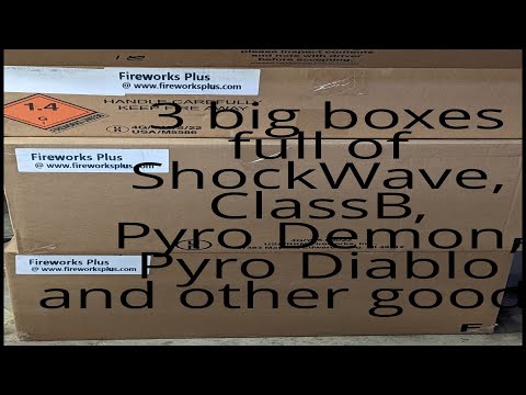 Unboxing Fireworks Plus Part 1 - Shock Wave and Class B - YouTube