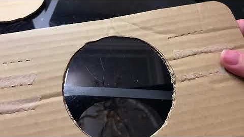 Making a projector with A box and TWO magnifying glasses!