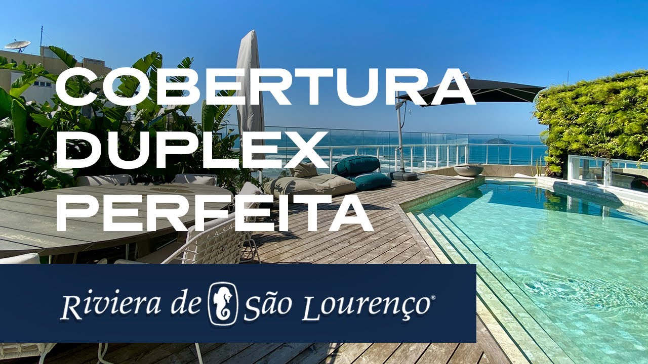 Cobertura duplex alto padrão, perfeição na Riviera de São Lourenço