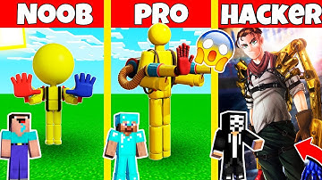 POPPY PLAYTIME CHAPTER 3 CHARACTER HOUSE BUILD CHALLENGE - NOOB vs PRO vs HACKER / Animation