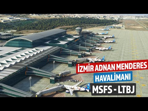 ✈️İzmir Adnan Menderes Havalimanı'na Yağmurda İniyoruz! (LTBJ) - Microsoft Flight Simulator