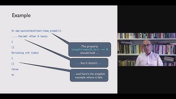 Testing functional programs
