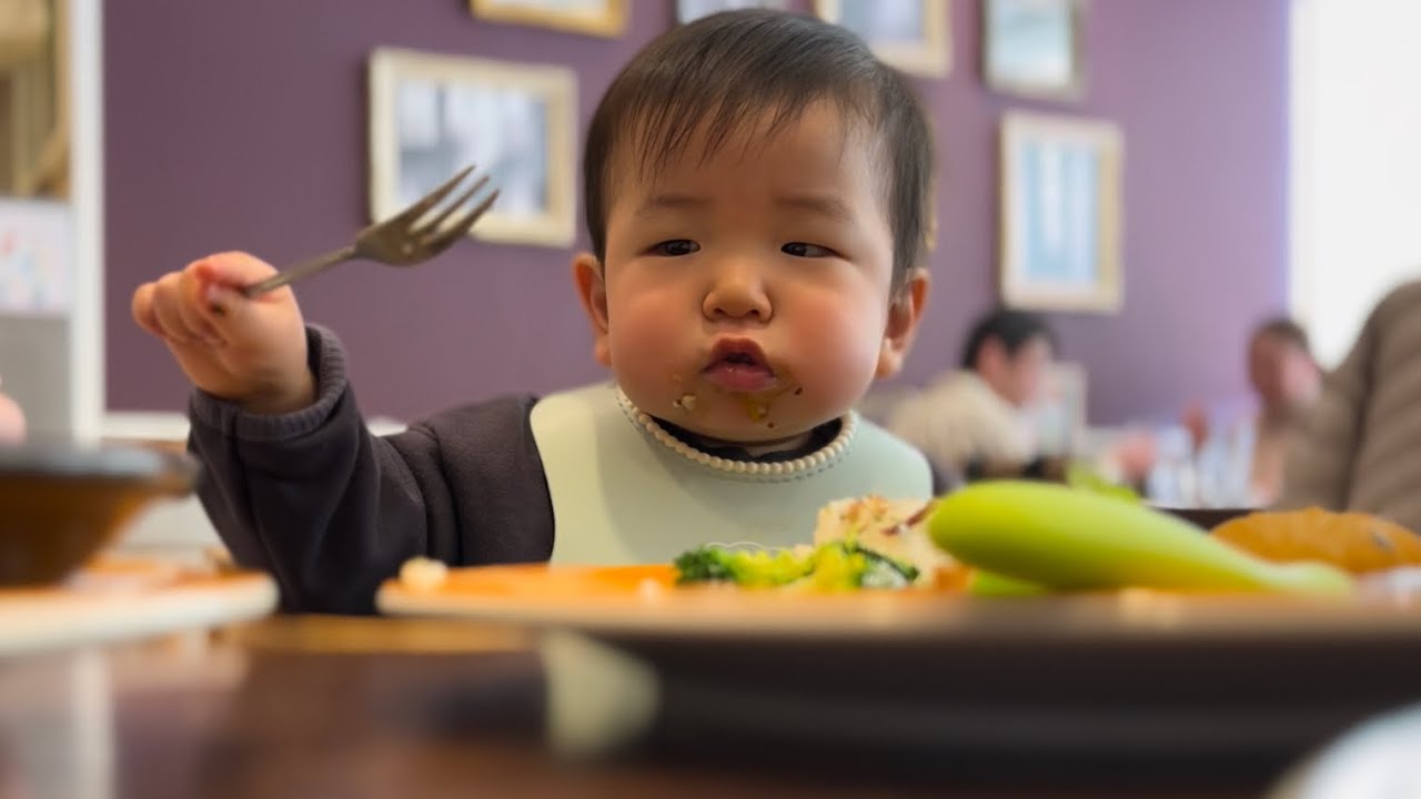 【1歳4カ月】初めてのジョナサン！[16 months] My first Jonathan!