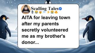 [FULL STORY]AITA for leaving town after my parents secretly volunteered me as my brother's donor...