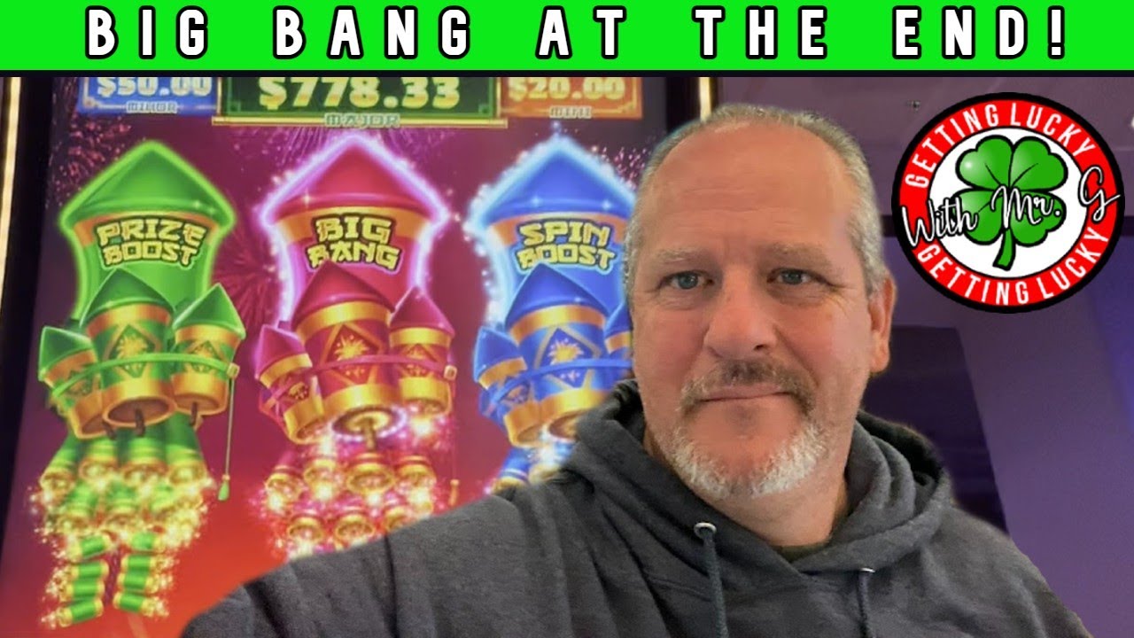 Afternoon playing slots at the casino. Getting Lucky with Mr G. Just hitting a couple of BONUS games