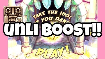 Temple run 2 tricks unlimited boost.