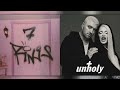 Unholy x 7 rings  mashup of sam smith ariana grande kim petras