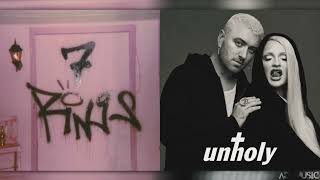 UNHOLY x 7 RINGS | Mashup of Sam Smith, Ariana Grande, Kim Petras