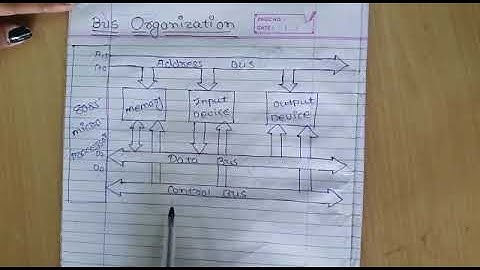 Bus Organization Of 8085 Micro Processor