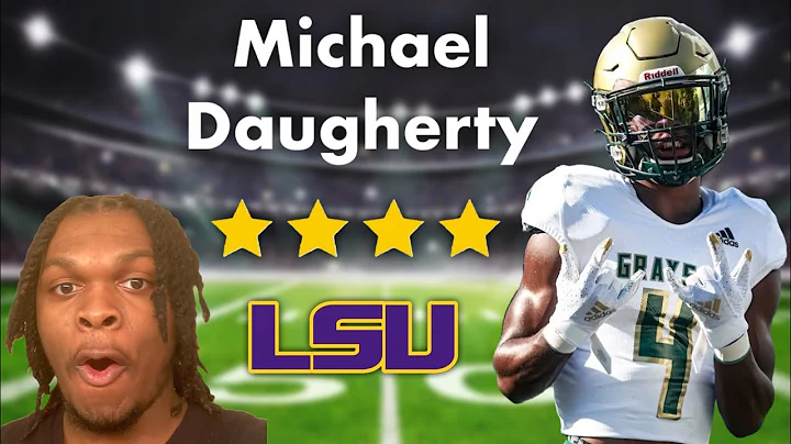 Michael Daugherty Highlights Reaction! LSU Footbal...