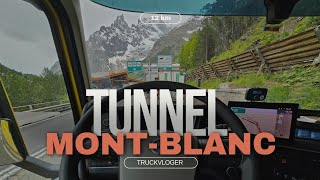 Монбланският тунел, дължината на тунела е 11 611 m | Denis Kadirow TruckVloger