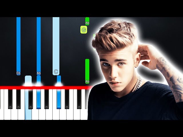 Justin Bieber - Be Alright (Piano Tutorial) By MUSICHELP class=