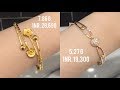 Latest light Weight Gold Bracelet with Weight & Price