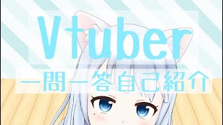 「Vtuber一問一答自己紹介やってみた！」のサムネイル