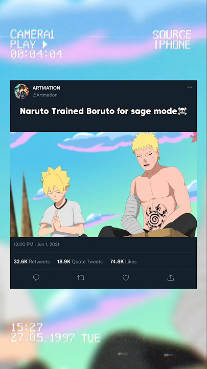 Unlocking Sage Mode in Naruto Boruto: Insane Training Edit 🔥⚡