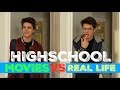 HIGH SCHOOL IN MOVIES VS REAL LIFE | Brent Rivera