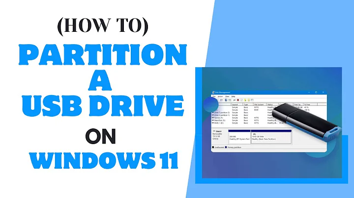 How to Partition a USB Drive on Windows 11 (Step-by-Step Guide - No Software Needed)