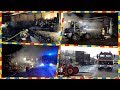 * A8 - Großeinsatz von Feuerwehr & THW * [VOLLSPERRUNG] - LKW-BRAND mit Baumwollrollen beladen - [E]