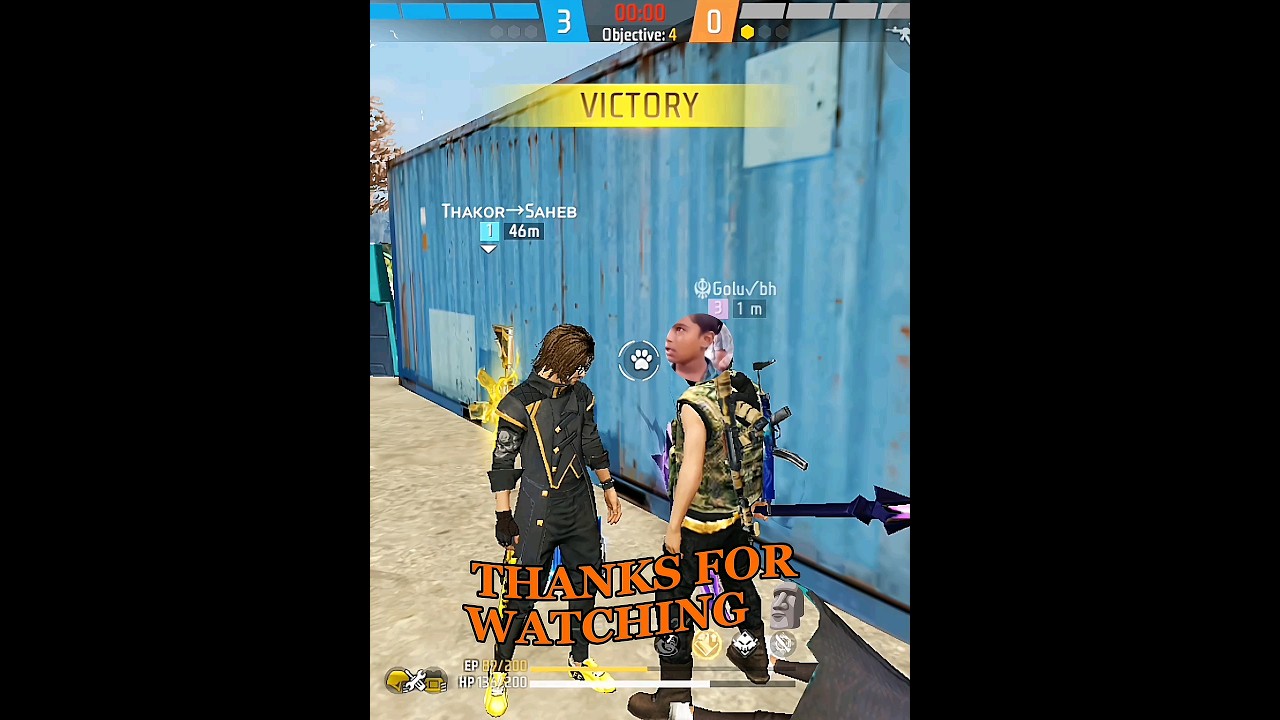 1VS 4 ClUTCH 🤯 WAIT FOR END 🔥 GARENA FREE FIRE MUST WATCH #shorts