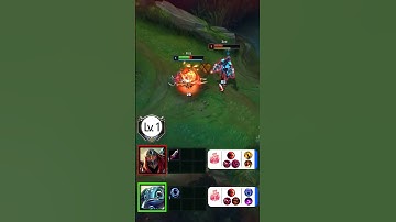 Fizz vs. Zed Level 1 Duel ⚔️ Zed Gets Destroyed! 😱 | League of Legends 1v1  #leagueoflegends