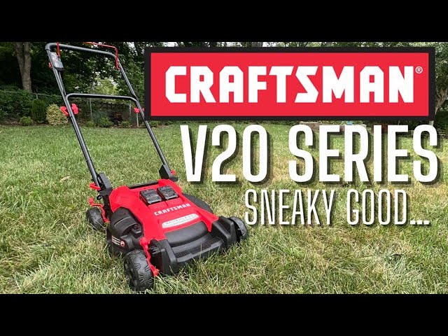 CRAFTSMAN v20 Battery-Powered Electric Mower Review 