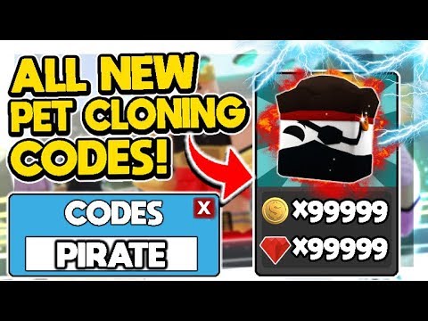 All New Hacked Pirate Codes In Champion Simulator Pet Cloning Update Roblox Youtube - roblox pirate simulator codes