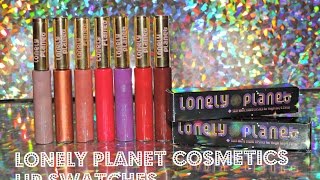Lonely Planet Cosmetics Lip swatches