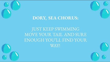 Just Keep Swimming (Part 1) Lyrics - Finding Nemo Jr.