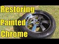 Restoring Spray Painted Chrome Wheels - The Oven Cleaner Method
