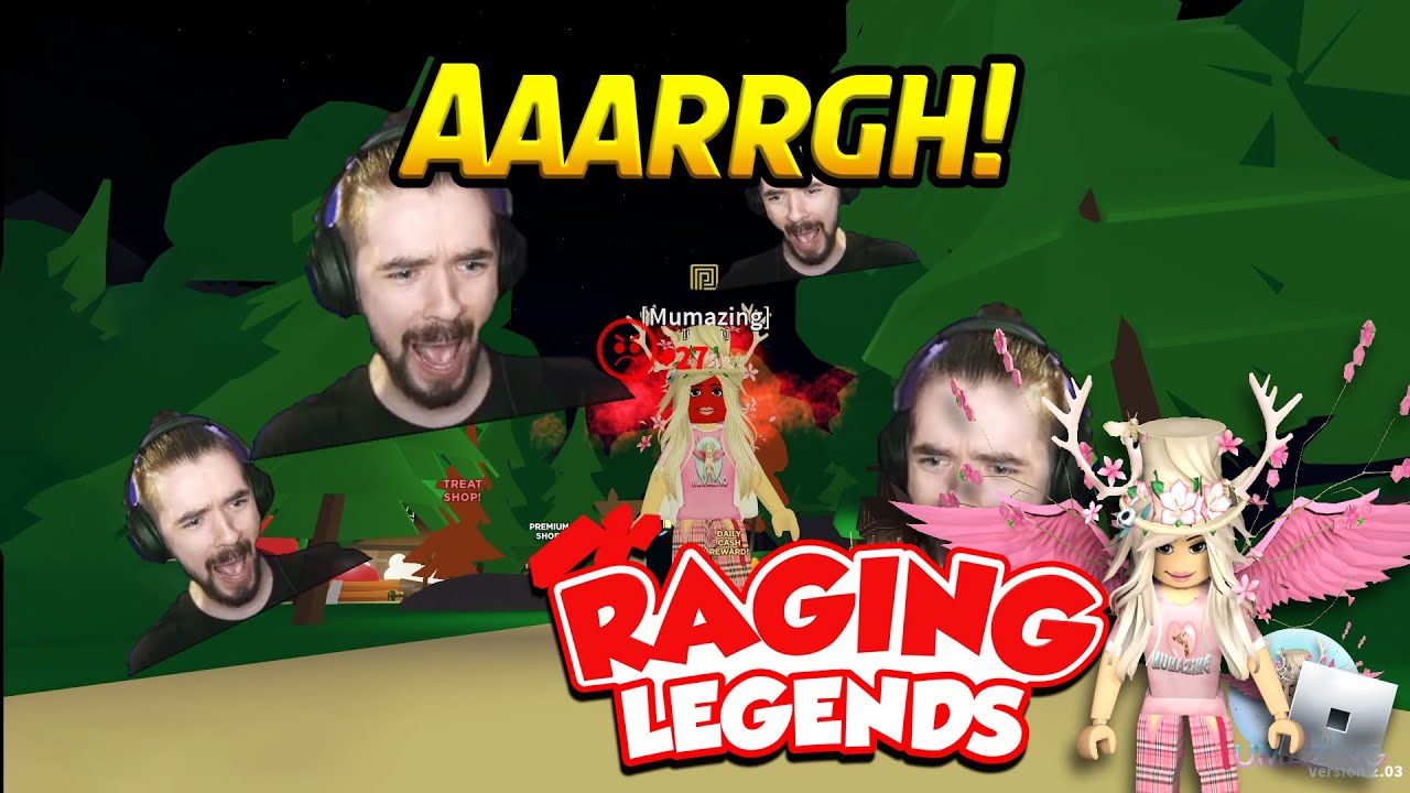 Every Time I Rage Jacksepticeye Yells At Me Roblox Raging Legends Youtube - jacksepticeye plays roblox